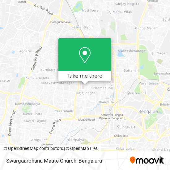 Swargaarohana Maate Church map