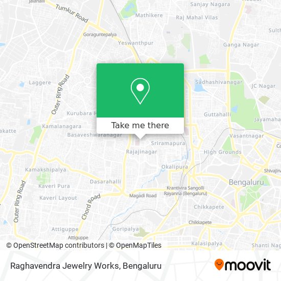 Raghavendra Jewelry Works map