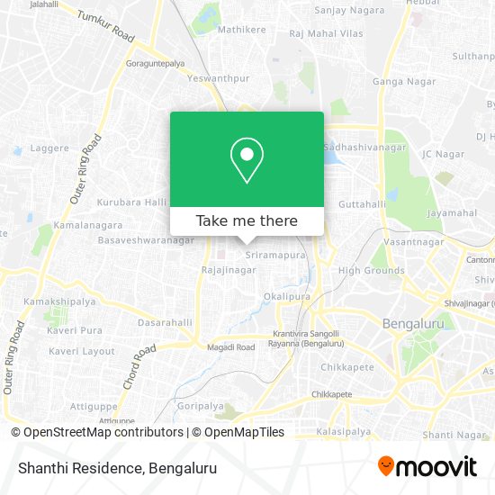 Shanthi Residence map