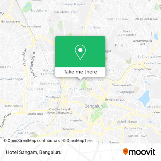 Hotel Sangam map