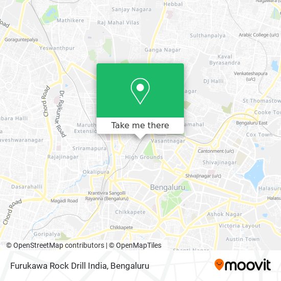 Furukawa Rock Drill India map