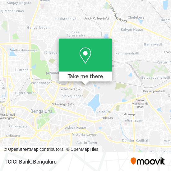 ICICI Bank map