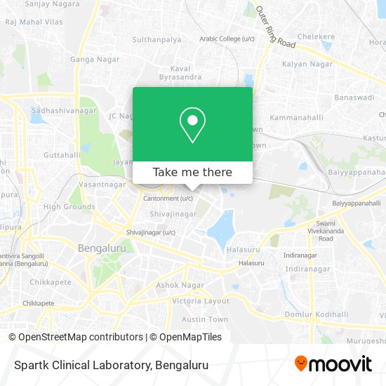 Spartk Clinical Laboratory map