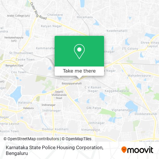 Karnataka State Police Housing Corporation map