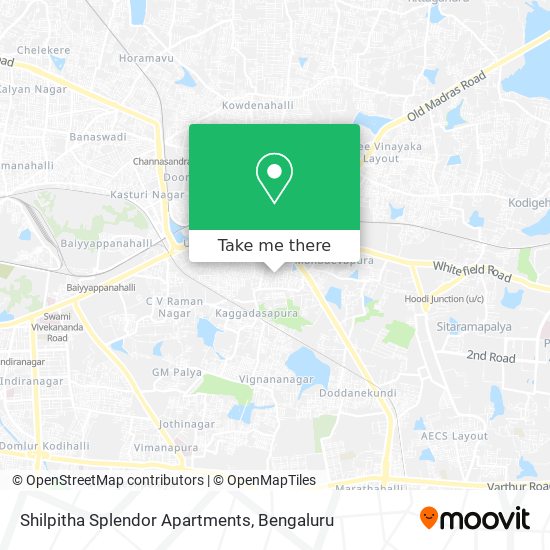 Shilpitha Splendor Apartments map
