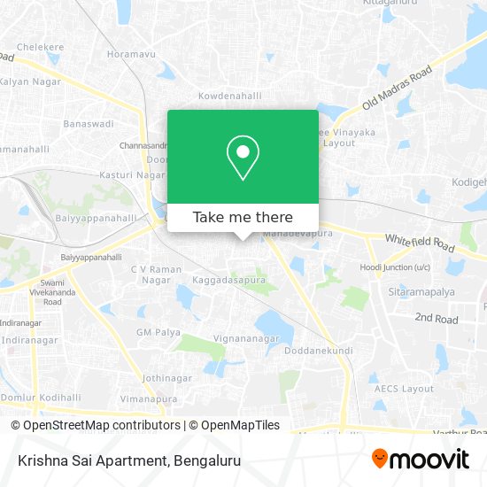 Krishna Sai Apartment map