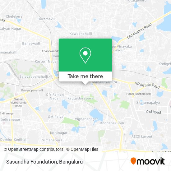 Sasandha Foundation map
