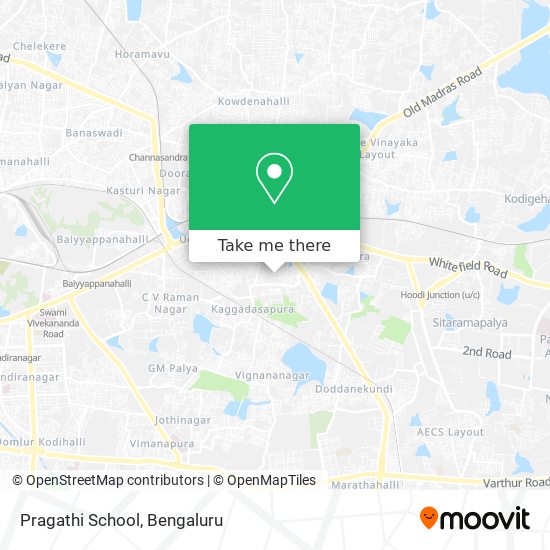 Pragathi School map