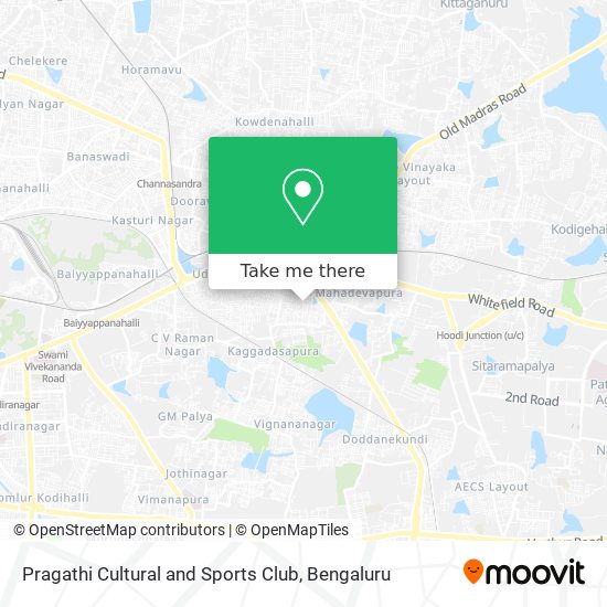 Pragathi Cultural and Sports Club map