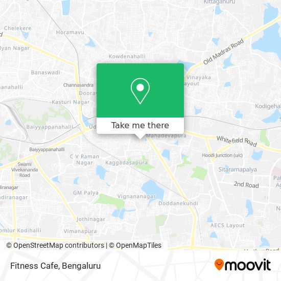 Fitness Cafe map