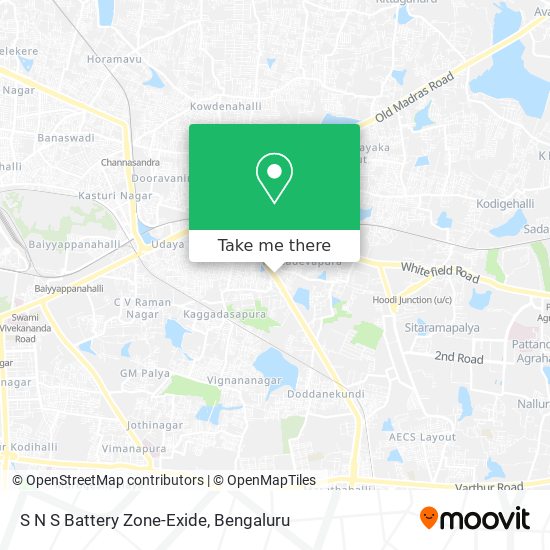S N S Battery Zone-Exide map