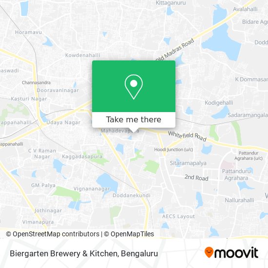 Biergarten Brewery & Kitchen map