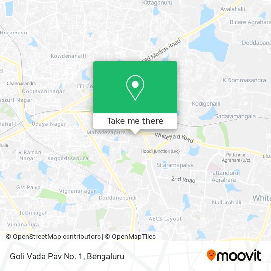 Goli Vada Pav No. 1 map