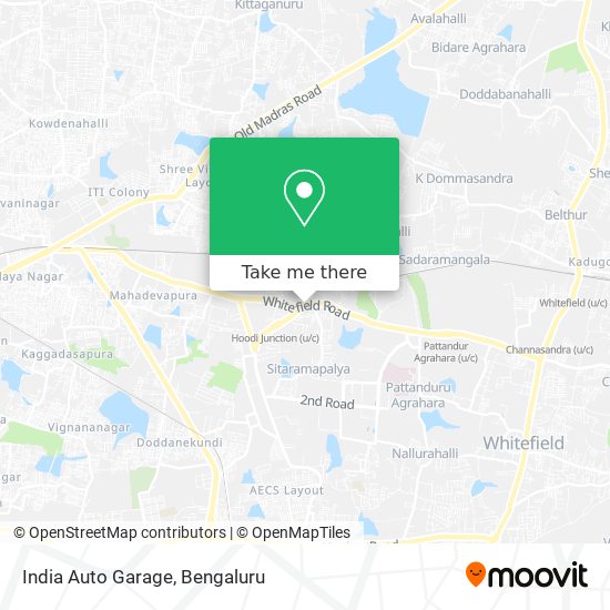 India Auto Garage map