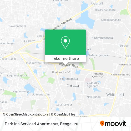 Park Inn Serviced Apartments map