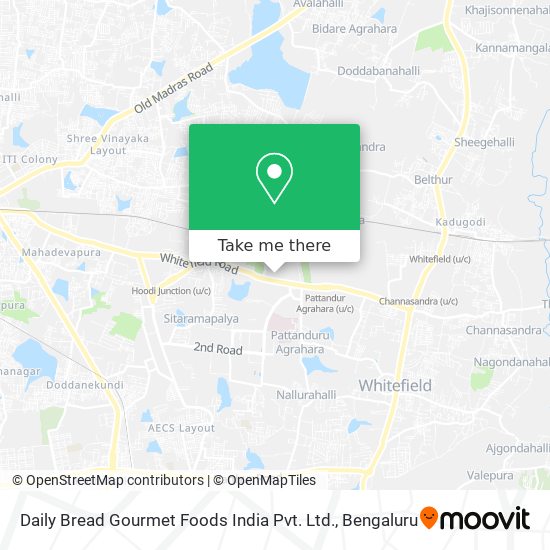 Daily Bread Gourmet Foods India Pvt. Ltd. map