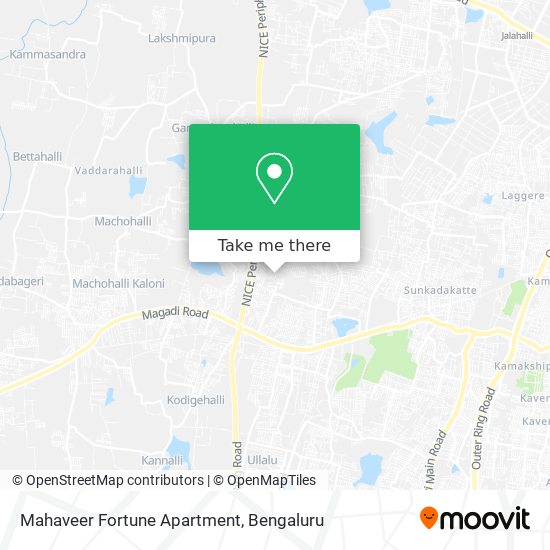 Mahaveer Fortune Apartment map