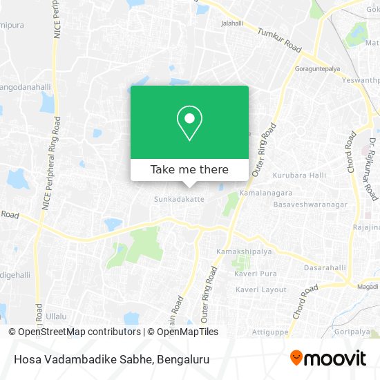 Hosa Vadambadike Sabhe map