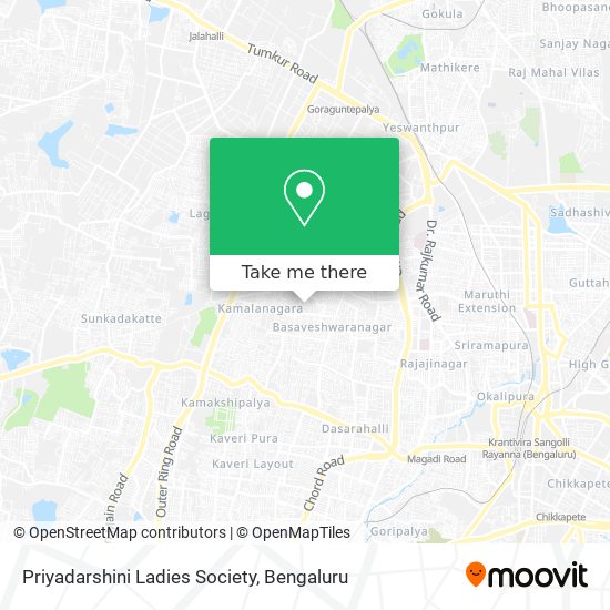 Priyadarshini Ladies Society map