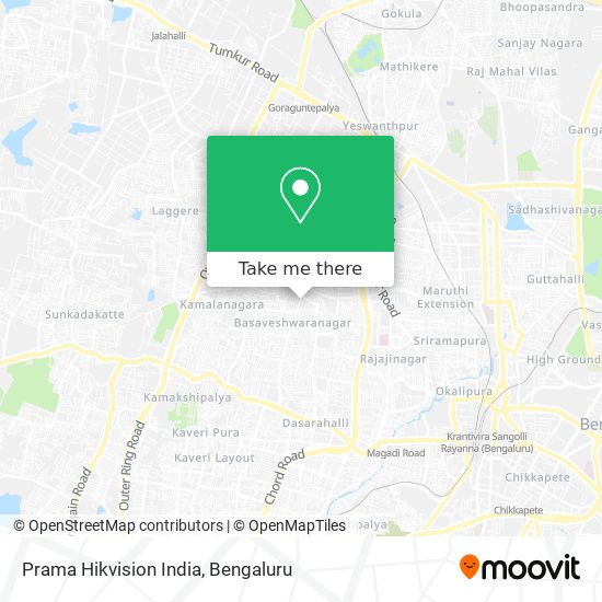 Prama Hikvision India map