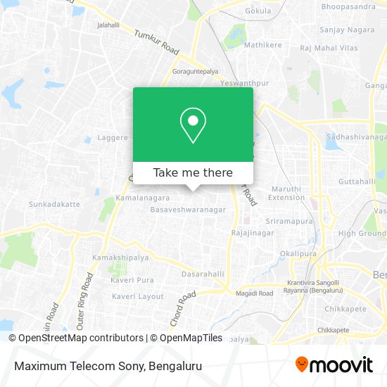 Maximum Telecom Sony map