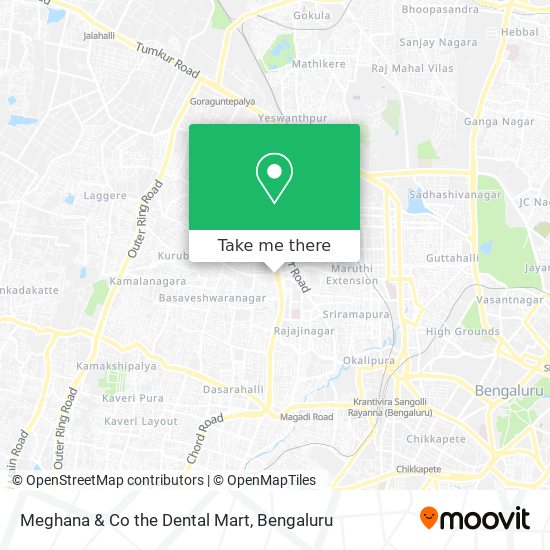 Meghana & Co the Dental Mart map