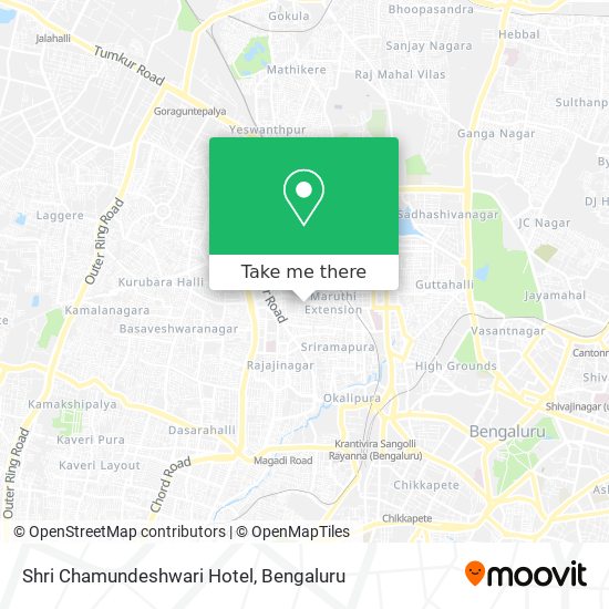 Shri Chamundeshwari Hotel map