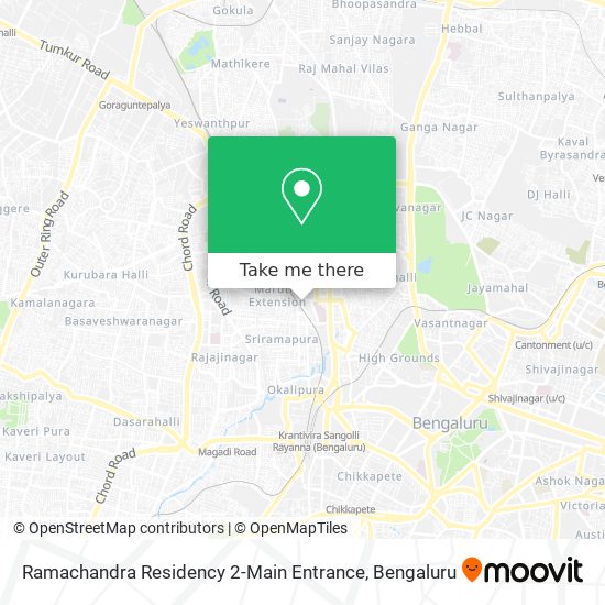 Ramachandra Residency 2-Main Entrance map