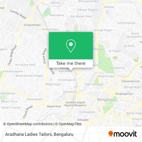 Aradhana Ladies Tailors map