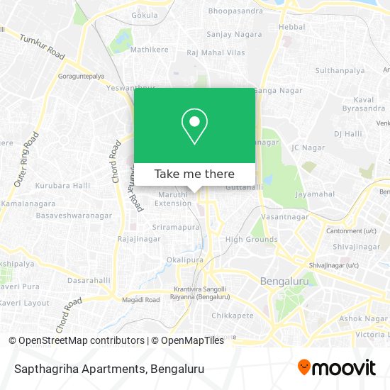 Sapthagriha Apartments map