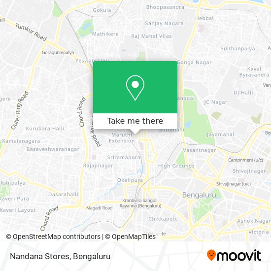 Nandana Stores map
