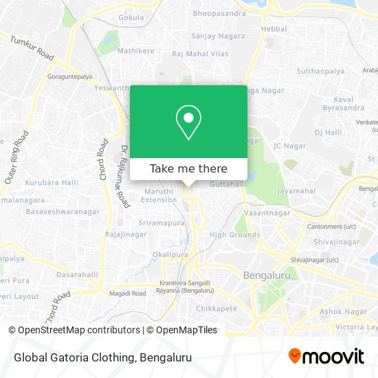 Global Gatoria Clothing map
