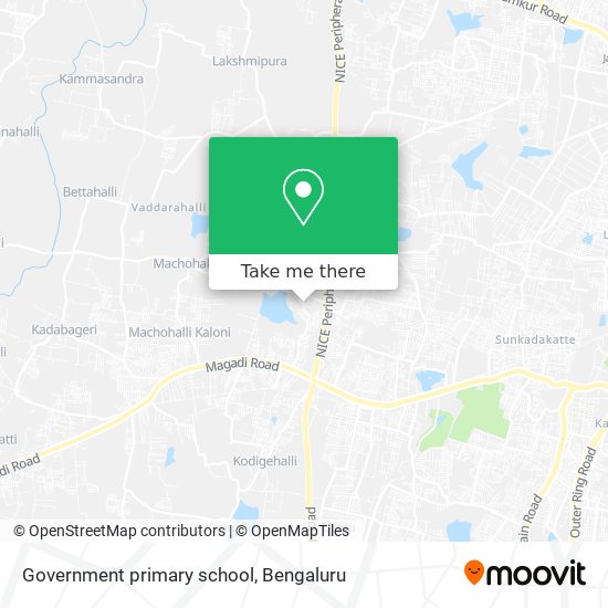 Government primary school map