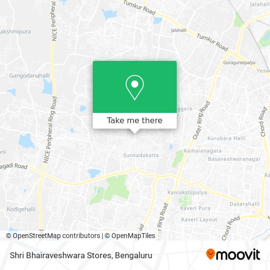Shri Bhairaveshwara Stores map