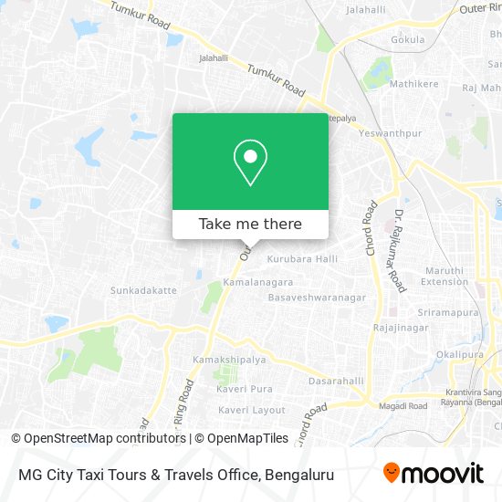 MG City Taxi Tours & Travels Office map