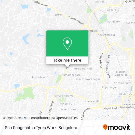 Shri Ranganatha Tyres Work map