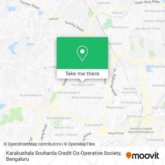 Karakushala Souharda Credit Co-Operative Society map