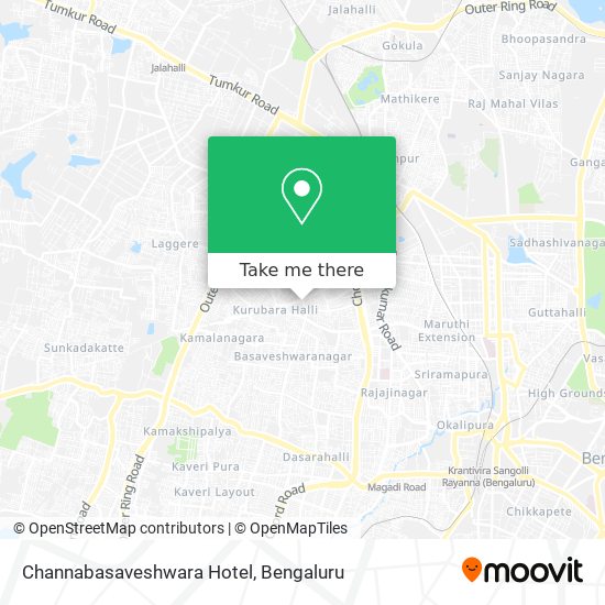 Channabasaveshwara Hotel map