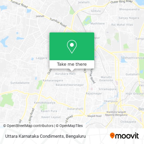 Uttara Karnataka Condiments map