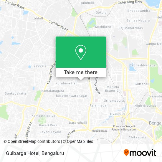 Gulbarga Hotel map