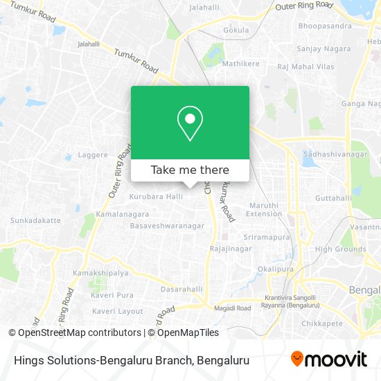 Hings Solutions-Bengaluru Branch map