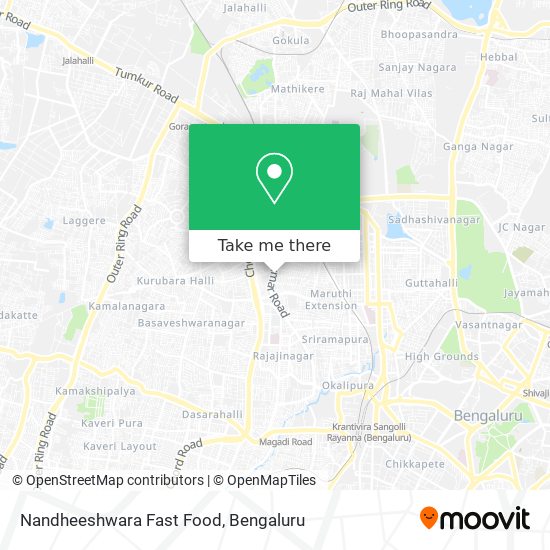 Nandheeshwara Fast Food map