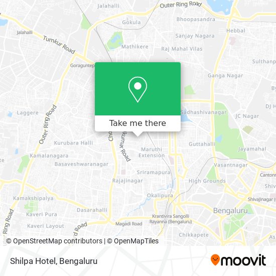 Shilpa Hotel map