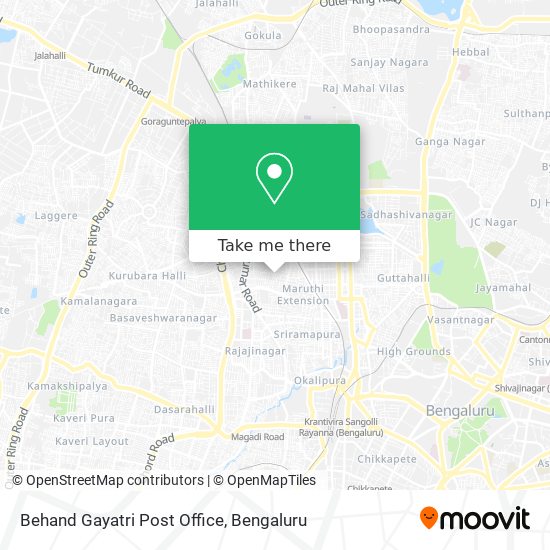 Behand Gayatri Post Office map