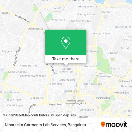 Nihareeka Garments Lab Services map