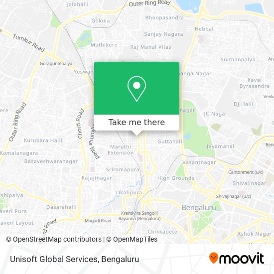 Unisoft Global Services map
