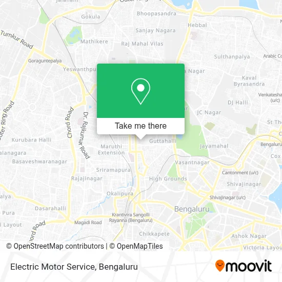 Electric Motor Service map