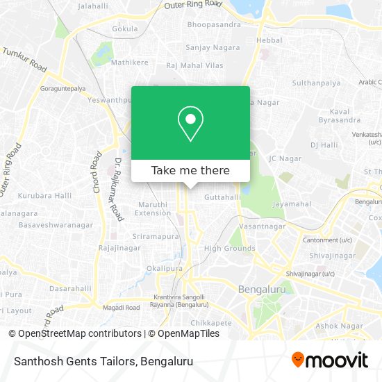 Santhosh Gents Tailors map