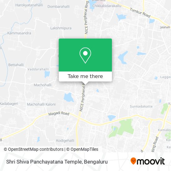 Shri Shiva Panchayatana Temple map