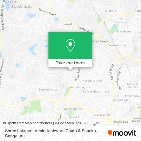 Shree Lakshmi Venkateshwara Chats & Snacks map